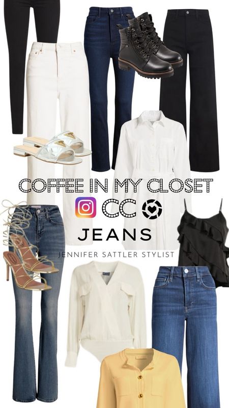 Coffee in My Closet Live on Instagram

Finding jeans online that look good. Stylist tips to finding jeans that minimize your middle and make curves in all the right places. Plus what to wear with all the different jean styles. 