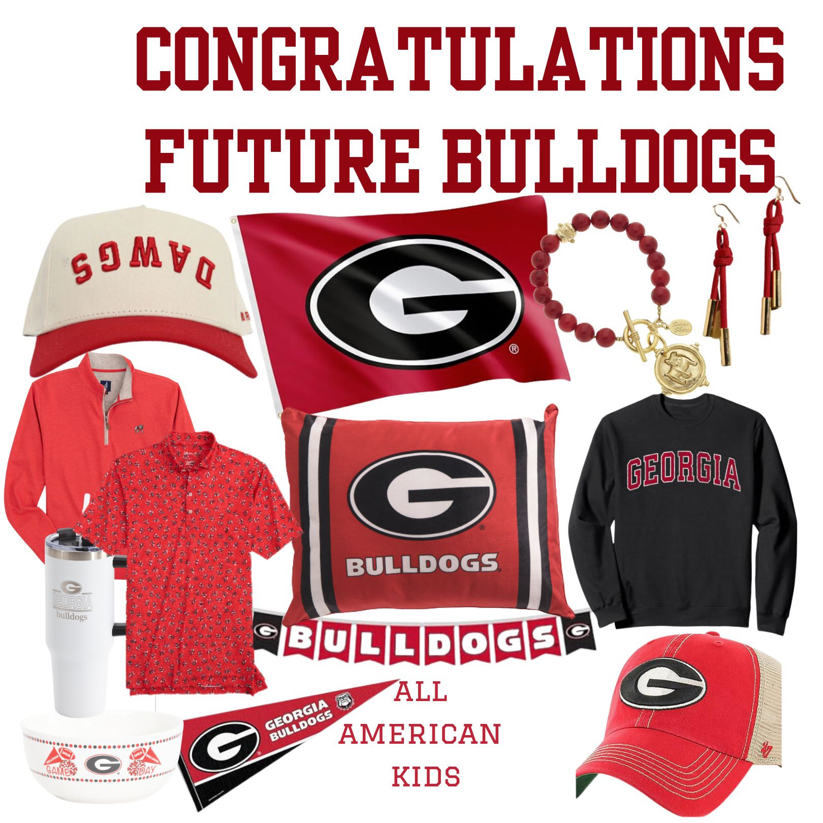 🐾 Calling all Georgia Bulldogs fans! ❤️🖤 Whether you're celebrating college decision season or gearing up for game day, these UGA must-haves are perfect for showing school spirit. From apparel to accessories, plus fun goods for bed parties and dorm vibes, find the best gifts for future Bulldogs and alumni! 🐶 #UGABulldogs #CollegeDecisionSeason #UGAMerch #FutureBulldog #DormDecor 

  

#LTKGiftGuide #LTKGiftGuide #LTKU #LTKFamily