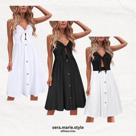 Women’s amazon dresses 
Black dress 
White dress 
Casual dress 
Summer dress 
Beach dress 
Neutral style 
Vacation dress 
Spring sale

#LTKstyletip #LTKtravel #LTKsalealert