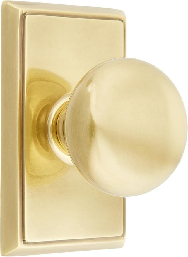 Providence Door Set with Round Brass Knobs Double Dummy in Antique Brass. Doorsets. | Amazon (US)