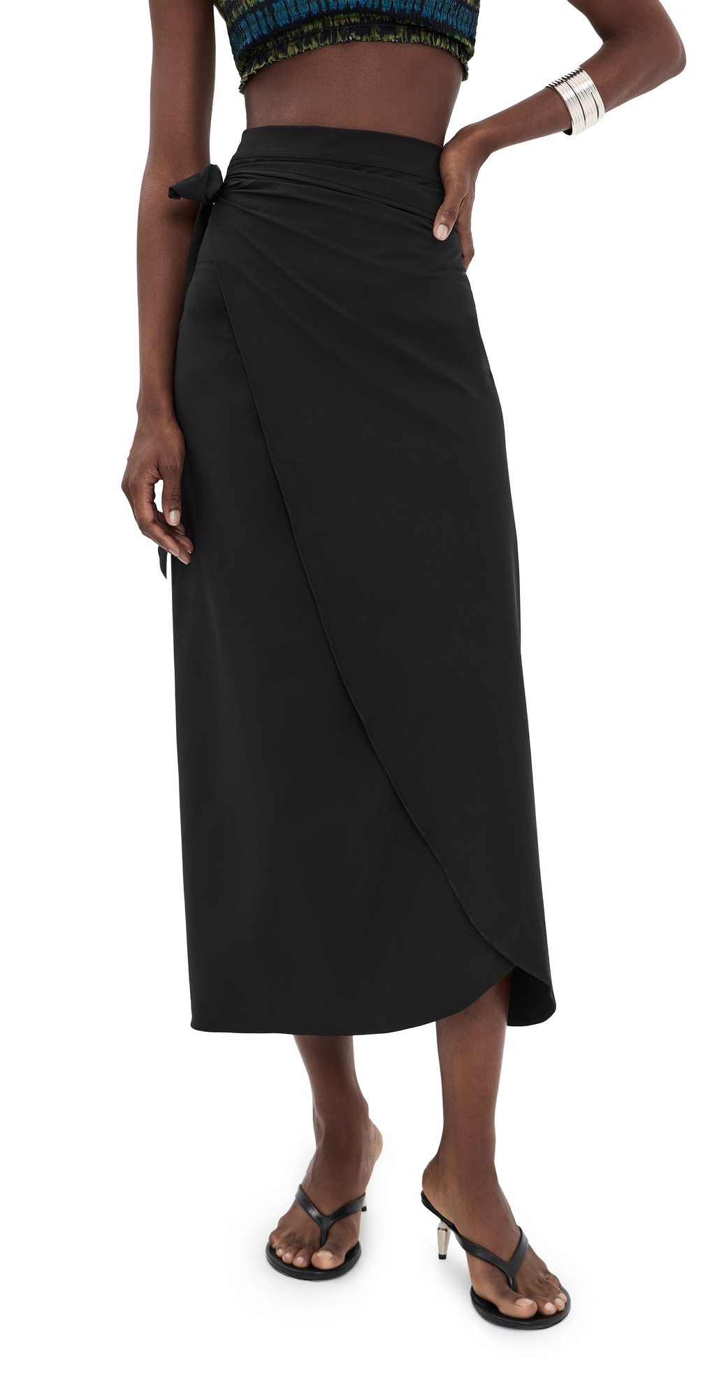 Hunza G Long Sarong Black One Size | Shopbop