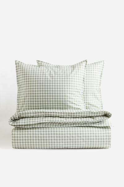 Patterned King/Queen Duvet Cover Set | H&M (US + CA)