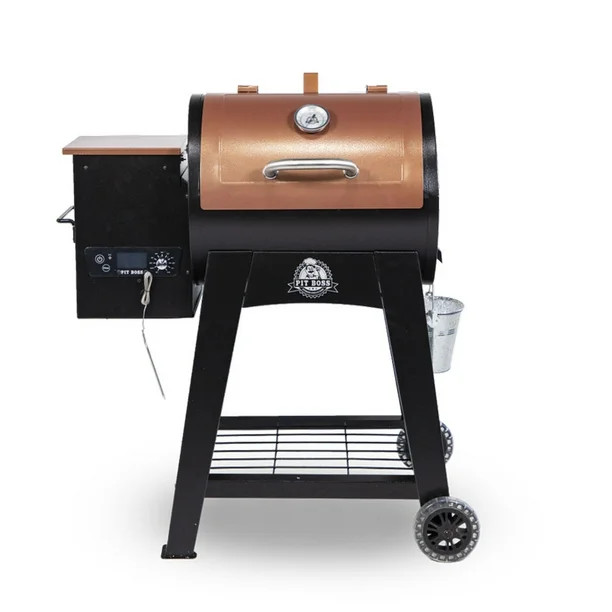 Pit Boss Lexington 540 sq. in. Wood Pellet Grill w/ Flame Broiler and Meat Probe - Walmart.com | Walmart (US)