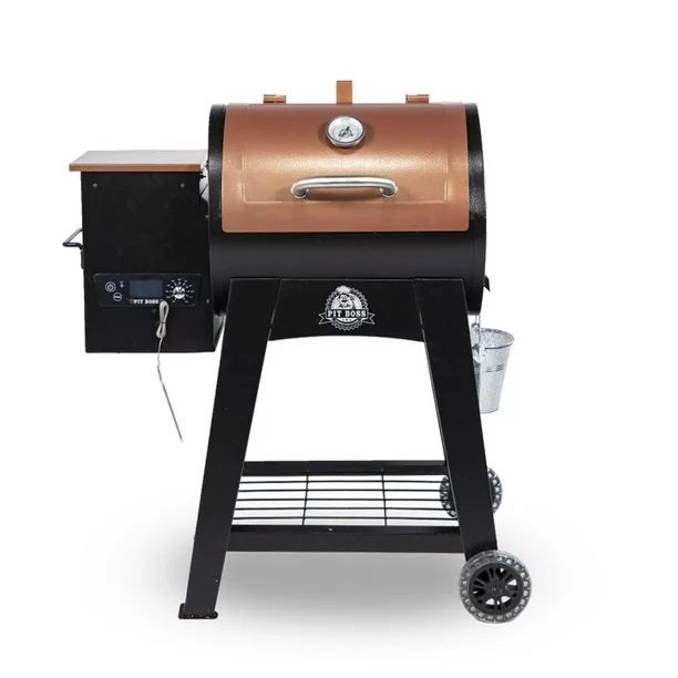 Pit Boss Lexington 540 sq. in. Wood Pellet Grill w/ Flame Broiler and Meat Probe | Walmart (US)