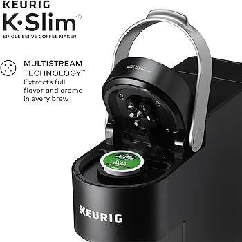 Keurig K- Slim Single Serve K-Cup Pod Coffee Maker, Multistream Technology, Black | Amazon (US)