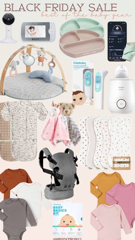 Black Friday sales on baby gear. Baby monitor. Baby format. Baby toys. Baby sleep socks. Baby swaddles. Onesies. Lovies. Pacifiers. Baby essentials. Baby thermometer. Baby products. Bottle warmer. Burp cloths. Baby carrier. Owlet monitor. Baby gifts. New mom gifts. Affordable baby.

#LTKbaby #LTKsalealert #LTKGiftGuide
