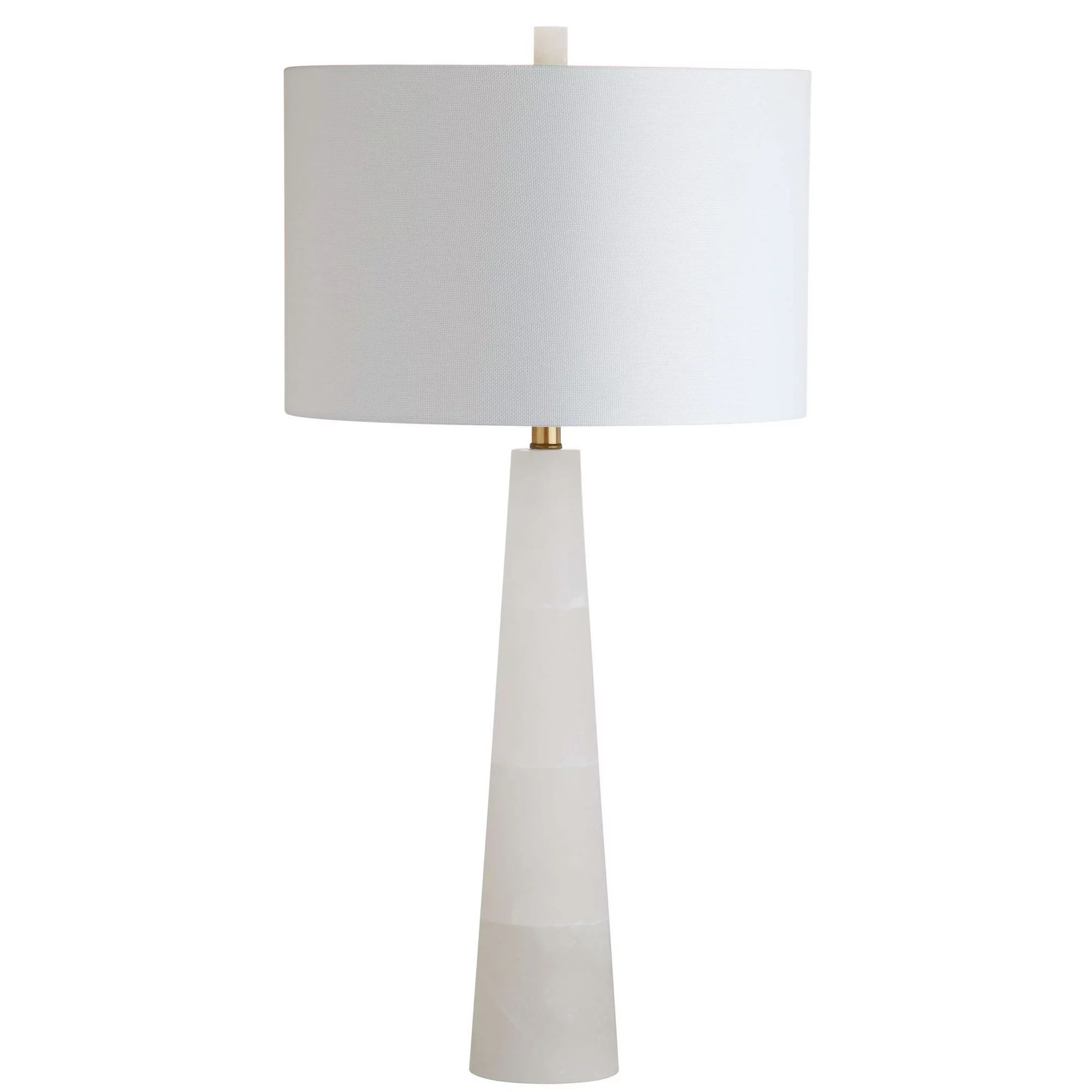 Safavieh Delilah Alabaster Solid Glam 30 in. H Table Lamp, White | Walmart (US)