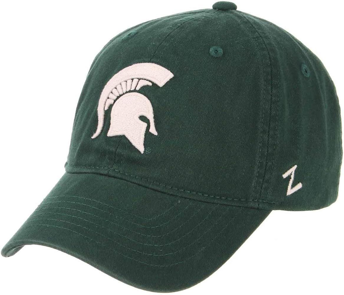 NCAA Zephyr Michigan State Spartans Mens Scholarship Relaxed Hat, Adjustable, Team Color | Amazon (US)