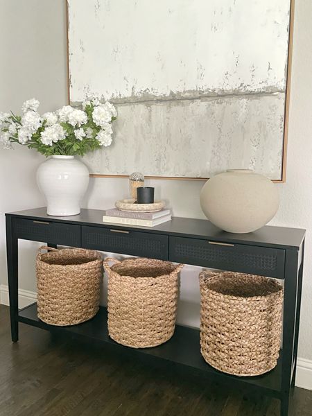 Console table styling / Living room inspiration, home decor, our everyday home, console table, arch mirror, faux floral stems, Area rug, console table, wall art, swivel chair, side table, coffee table, coffee table decor, bedroom, dining room, kitchen,neutral decor, budget friendly, affordable home decor, home office, tv stand, sectional sofa, dining table, affordable home decor, floor mirror, budget friendly home decor

#LTKHome #LTKSaleAlert #LTKFindsUnder50