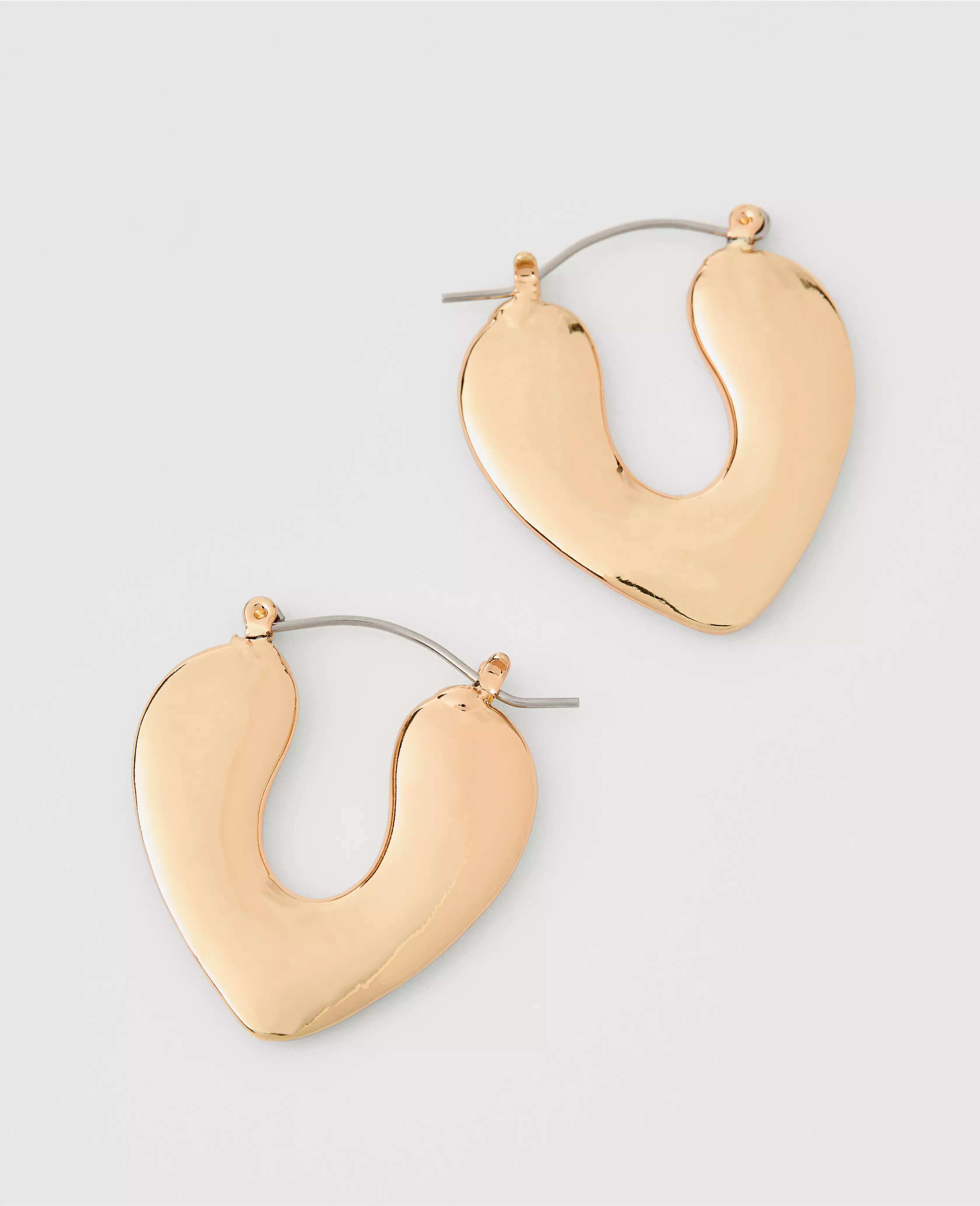 Open Heart Drop Earrings | Ann Taylor