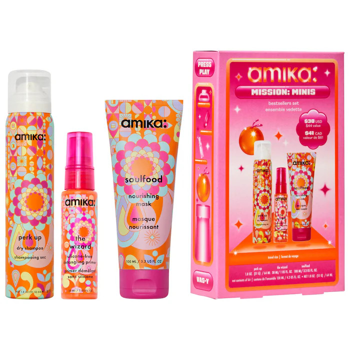 Mission: Minis Hair Bestsellers Set - amika | Sephora | Sephora (CA)