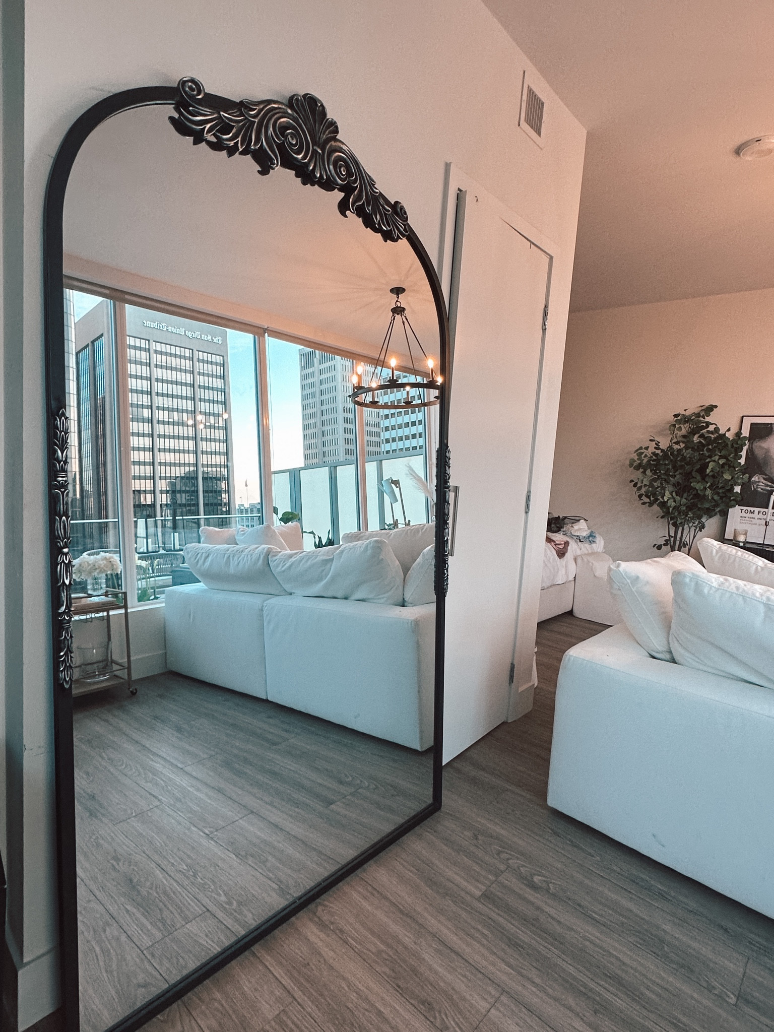 Anthropologie mirror dupe from
Homegoods! 

#LTKsalealert #LTKhome