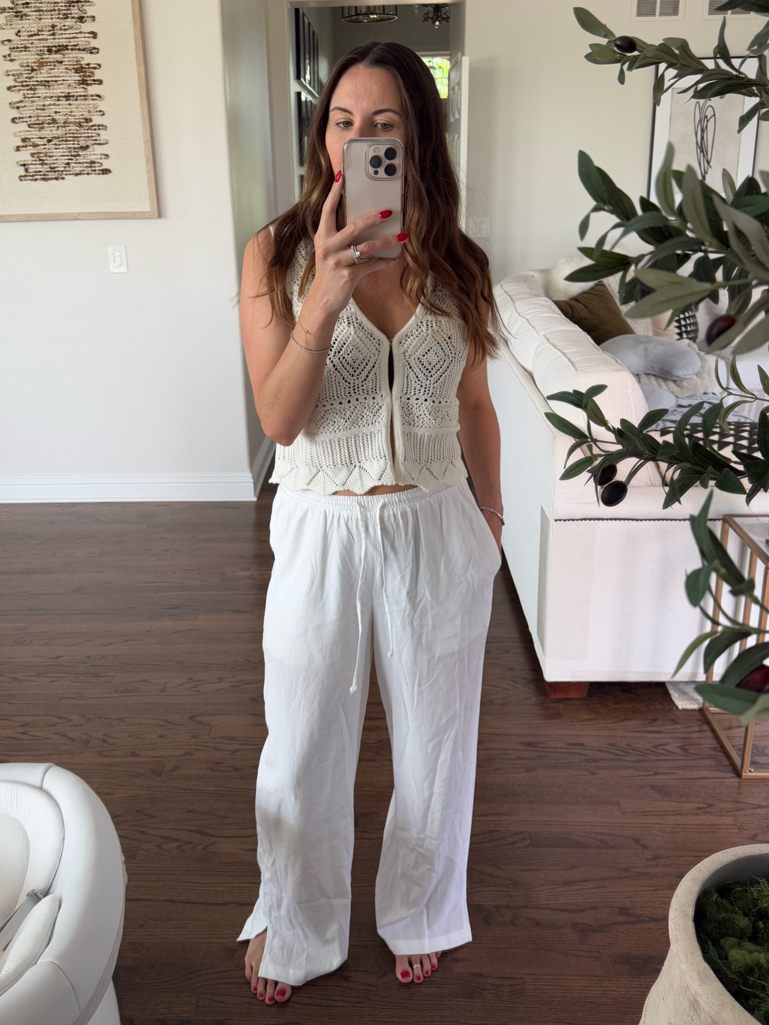 Summer beach vacation
Pool outfit 
Bikini coverup 
Resort wear 
Linen pants 
White pants 

#LTKSummerEdit #LTKSwim #LTKTravel