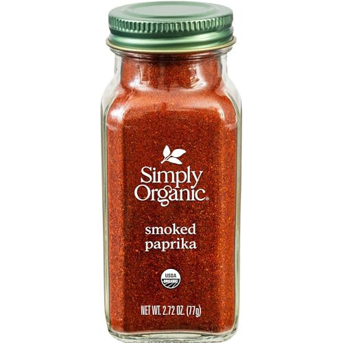 Simply Organic Smoked Paprika, 2.72 Ounce, Oak Wood Smoked & Ground Spanish Paprika, Deep Smokey Flavor, Kosher | Amazon (US)