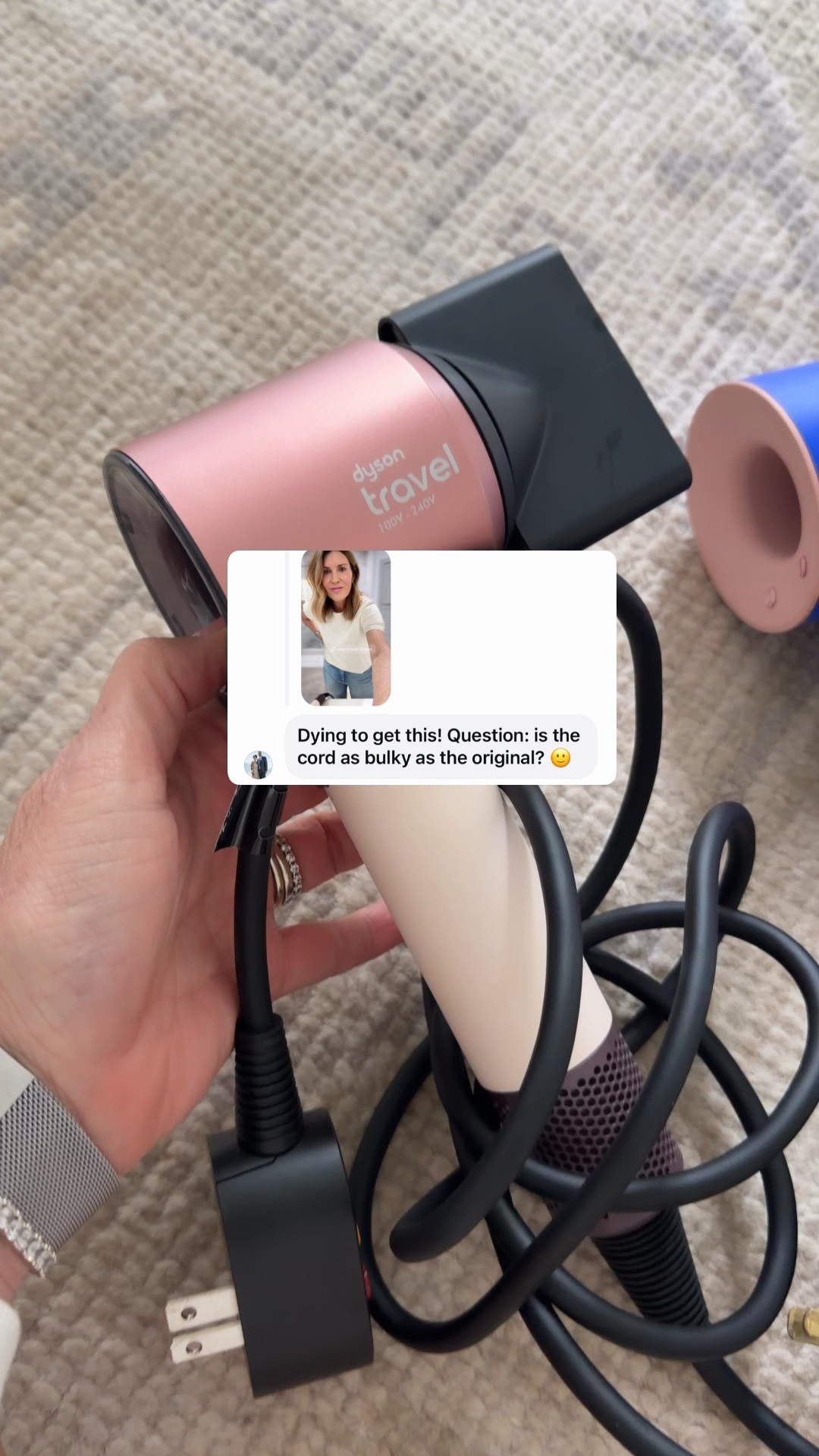 New Dyson travel hair dryer

#LTKOver40