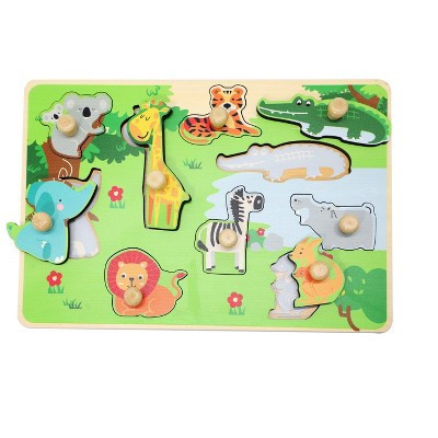 Leo & Friends Zoo Animal Peg Puzzle for 24-Months+ | Target