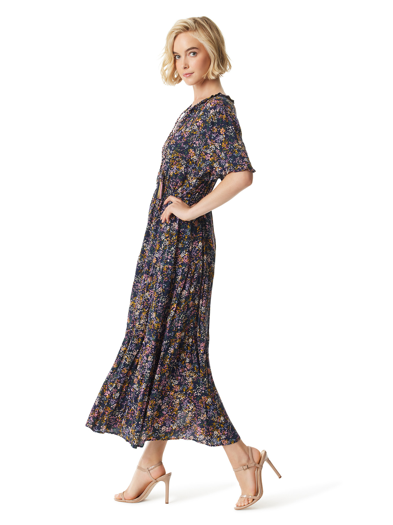Jessica Simpson Women's and Women's Plus Phoebe Maxi Dress - Walmart.com | Walmart (US)