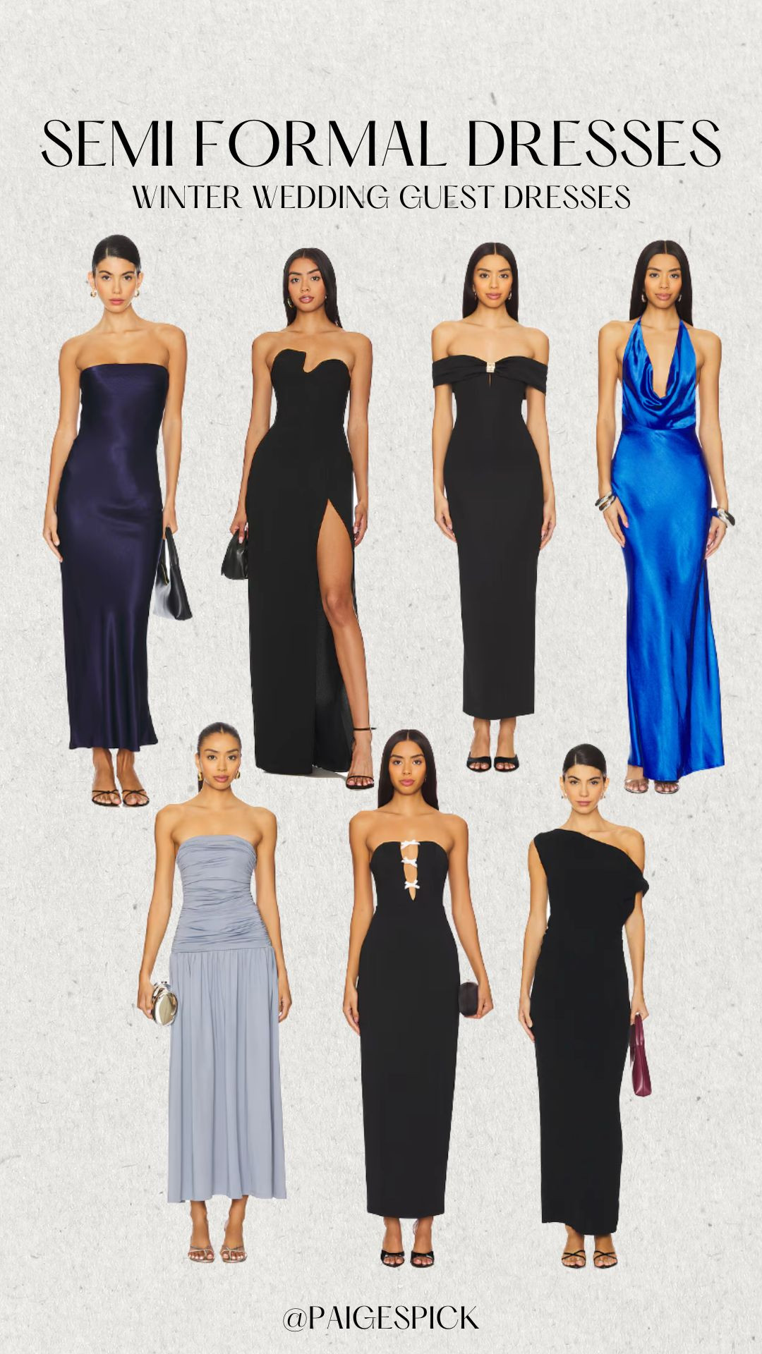 Winter wedding guest outfit stress = solved ❄️✨
Sharing the best winter wedding guest dresses from Revolve — chic, elevated, and perfect for cold-weather ceremonies and formal receptions.

This roundup features long-sleeve dresses, velvet and satin styles, jewel tones, black-tie-appropriate gowns, cocktail dresses, and elegant silhouettes ideal for:
💍 Winter weddings
✨ Formal & semi-formal events
❄️ Cold-weather celebrations

If you’re searching for winter wedding guest outfit ideas, what to wear to a winter wedding, formal winter dresses, or Revolve wedding guest looks, these are timeless options you’ll feel amazing in.

Tap to shop before sizes sell out — wedding season styles go fast 🤍✨ 

 #LTKwinter #LTKdresses #LTKwedding