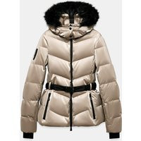 Zara - Water-Resistant Windproof Down Jacket Recco® Technology Ski Collection In Gold - Xs - Woman | Zara UK