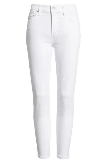Women's Citizens Of Humanity Rocket High Waist Crop Skinny Jeans, Size 23 - White | Nordstrom