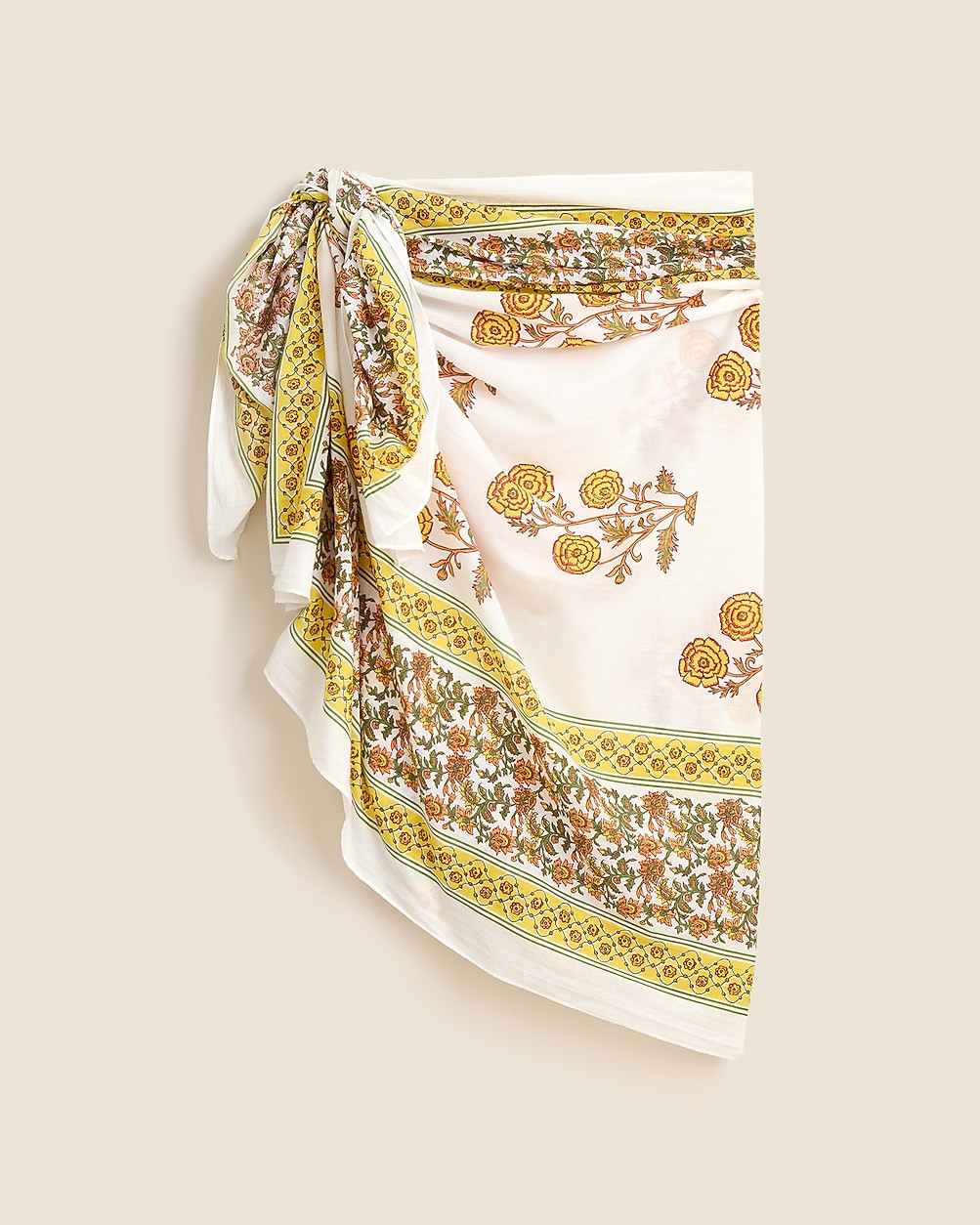 Cotton sarong in prints | J. Crew US