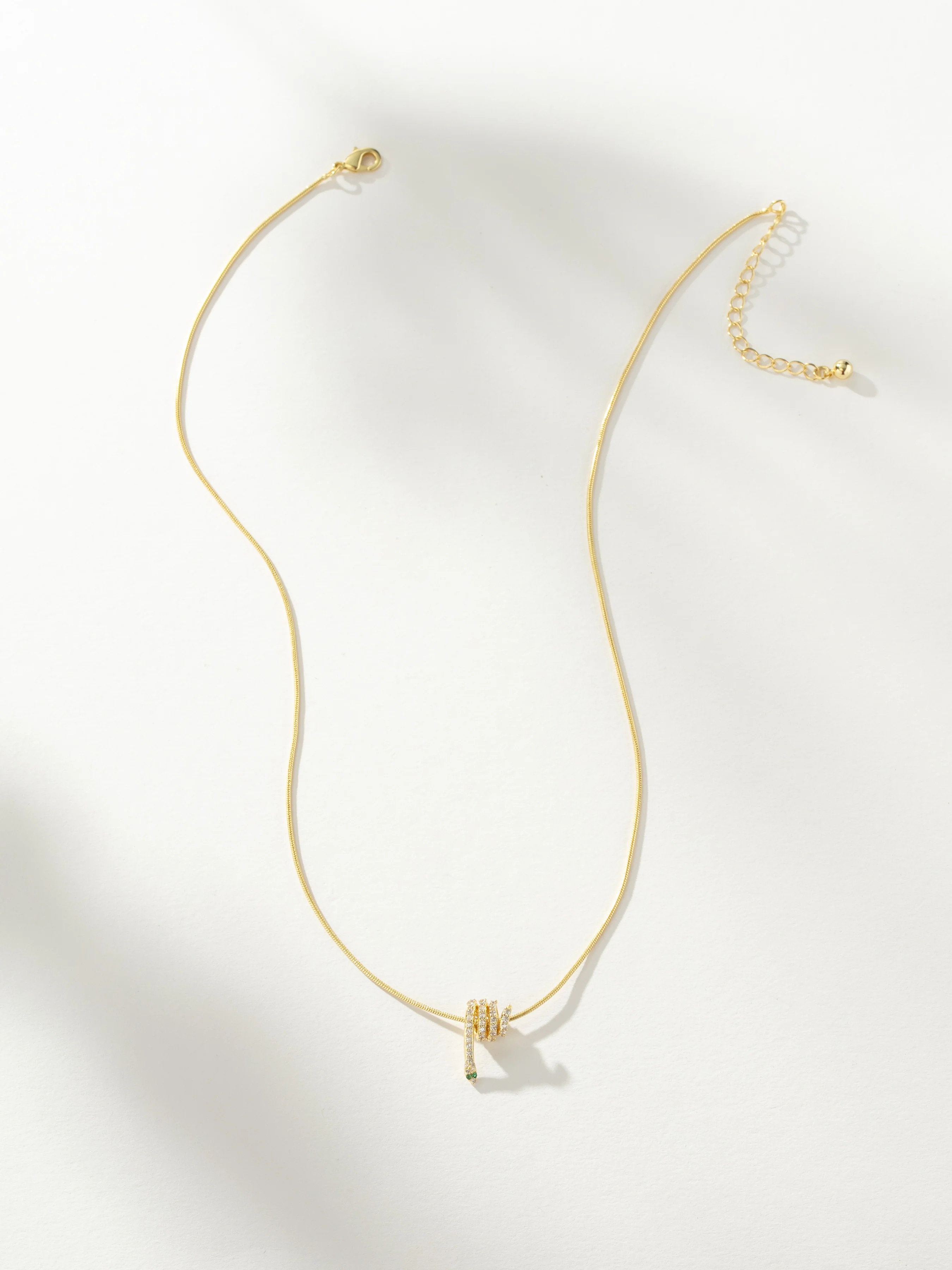 Coil Snake Chain Necklace in Gold | Uncommon James | Uncommon James