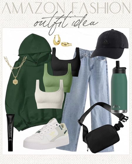 Amazon Casual outfit idea for her! #Founditonamazon #amazonfashion #womensstyle #athleisure // Amazon fashion outfit inspiration, amazon finds, amazon everyday outfit inspo, amazon favorites, amazon essentials, trendy outfit idea, baggy jeans outfit, levi jeans, hoodie outfit idea

#LTKstyletip #LTKunder50 #LTKunder100
