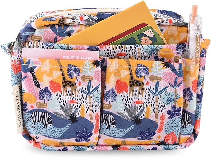 qianshan Multi-functional Portfolio Organizer, Waterproof Travel Pouch Zippered Case, Small Journ... | Amazon (US)