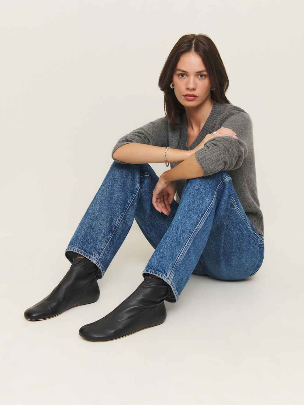 Payton Stretch Bootie | Reformation (Global)