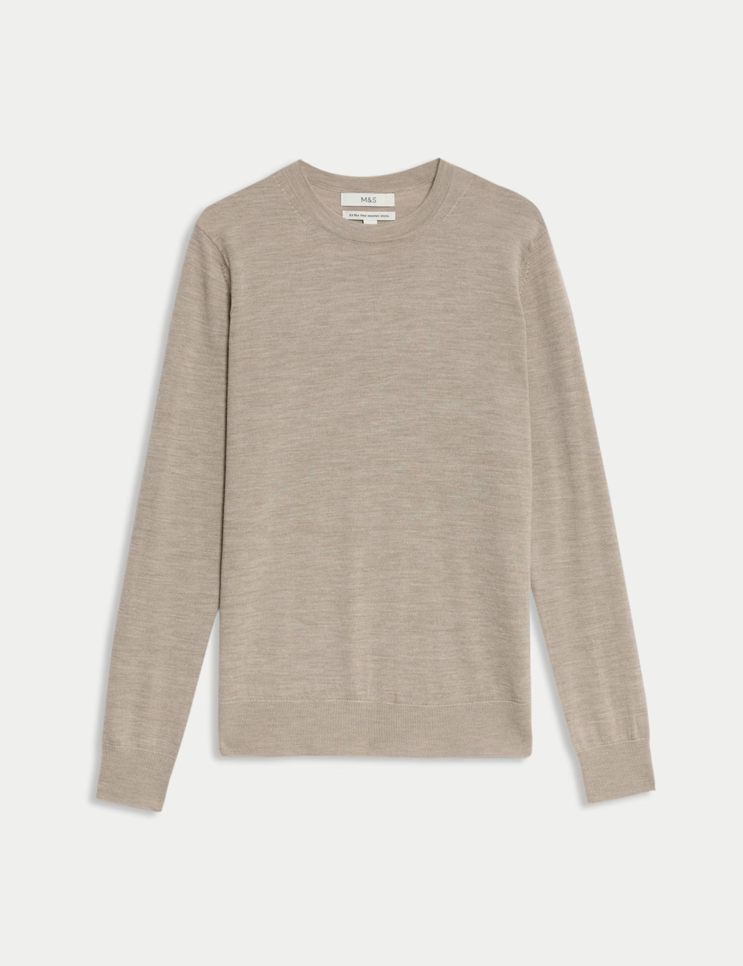 Pure Merino Wool Crew Neck Jumper | M&S Collection | M&S | Marks & Spencer (UK)
