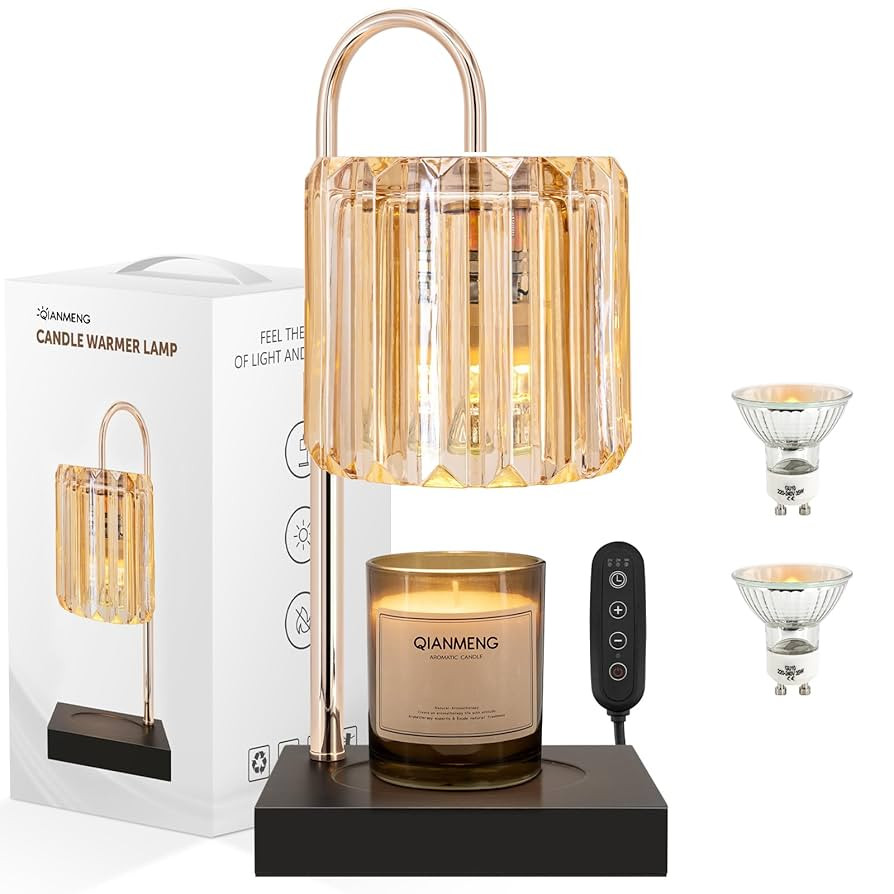 Candle Warmer Lamp, Adjustable Candle Lamp Warmer with Timer, Birthday Gifts for Mom Women Friend... | Amazon (US)