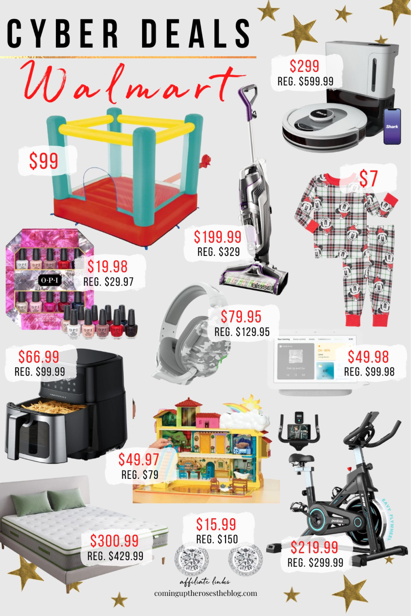 Black Friday and Cyber Week sales at Walmart! Check off your shopping list for gifts with these on sale finds!

Kids bounce house // bissell cross wave // air fryers // robot vacuums // cycle exercise bike // encanto house // mattresses // kids pajamas 

#LTKCyberweek #LTKGiftGuide #LTKsalealert