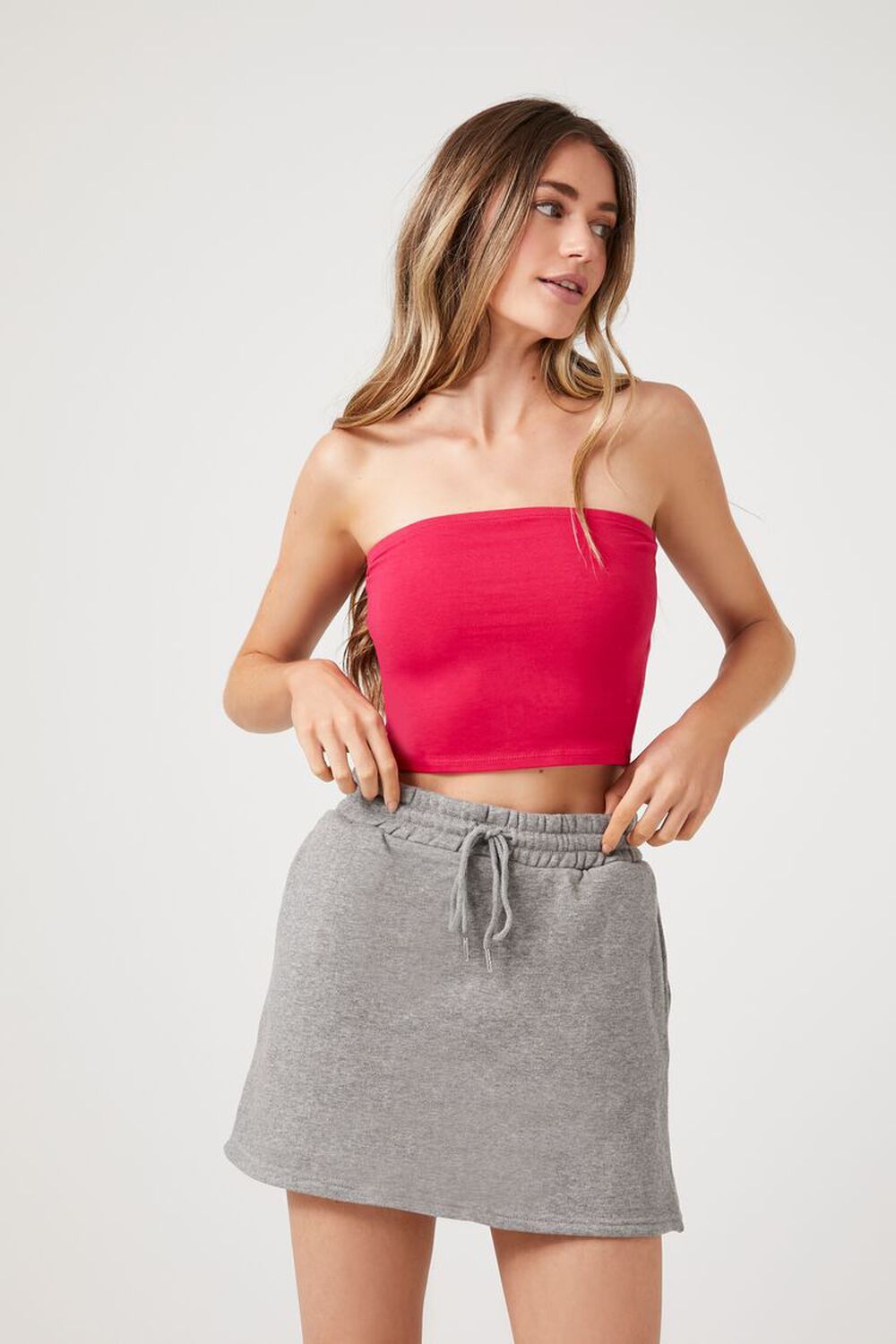 Fleece Drawstring Mini Skirt | Forever 21 (US)