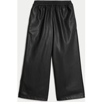 M&S Faux Leather Trousers (2-8 Yrs) Black | Marks & Spencer (UK)