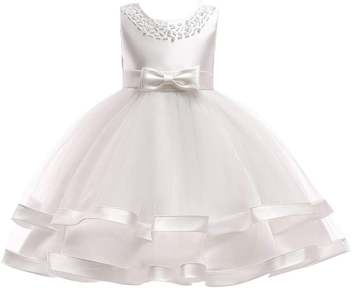 COMISARA 6M-9T Kids Pageant Flower Girl Dress Little Girls Party Wedding Formal Dresses | Amazon (US)