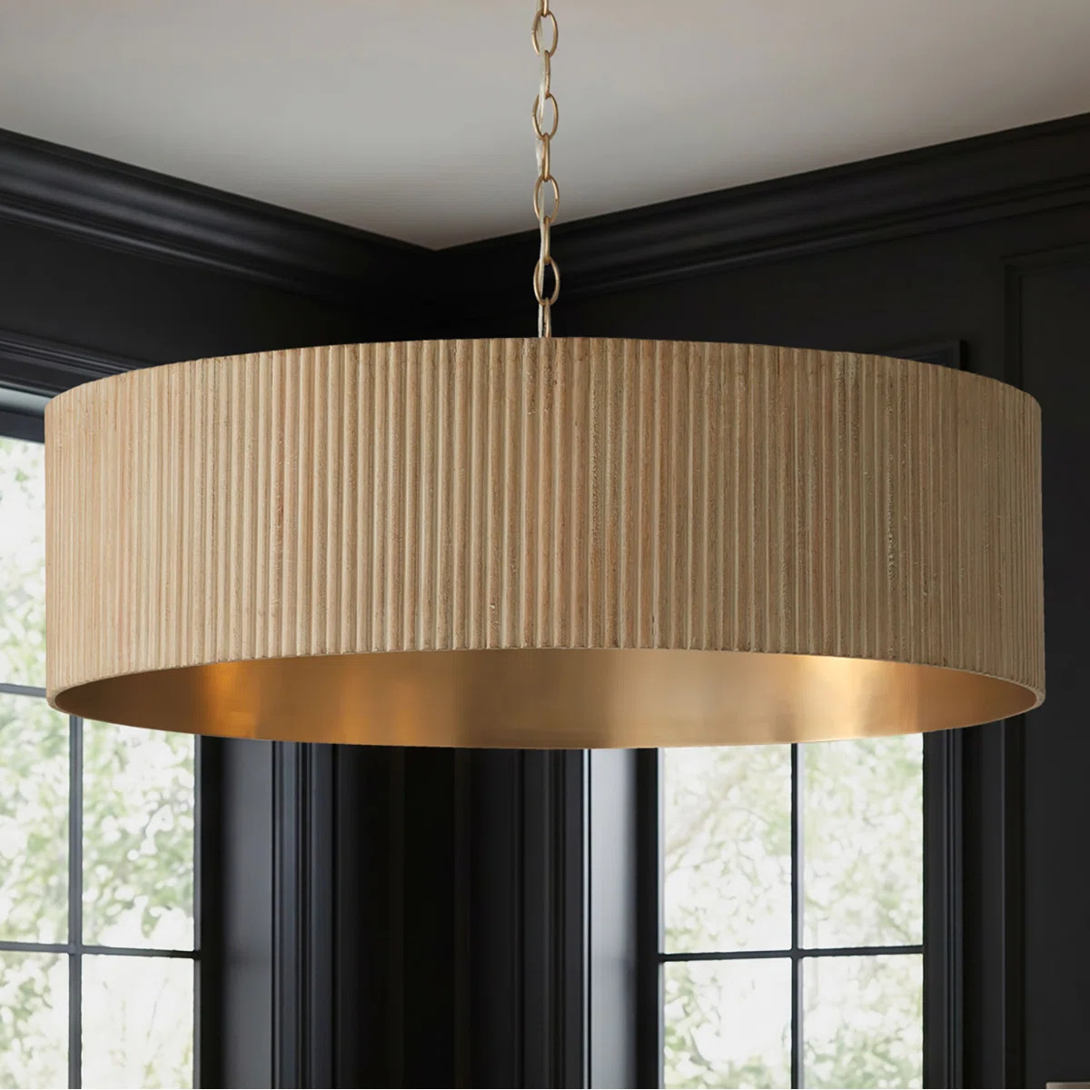 Donovan 4 - Light Dimmable Drum Chandelier | Wayfair North America