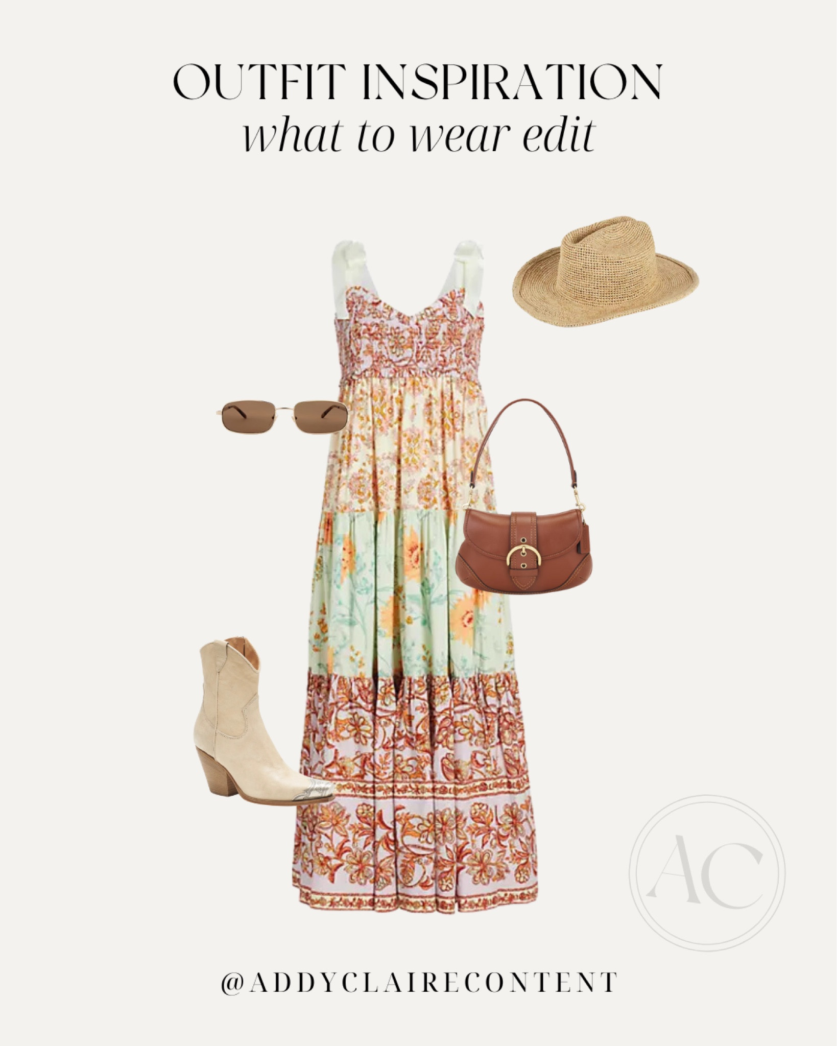 Country Concert Summer Outfit

Straw hat/ summer midi dress/ free people dress/ Zach Bryan concert outfit/ Women's cowboy boots/ country concert outfit ideas/ country concert fits/ country concert dress outfit/ Nashville outfit/ Morgan wallen concert outfit/ Luke combs concert outfit/ Riley green concert outfit/ costal cowgirl/ western outfit inspo/ Amazon country concert/ festival outfits/ 2024 festival fits

#LTKFestival #LTKStyleTip #LTKSeasonal