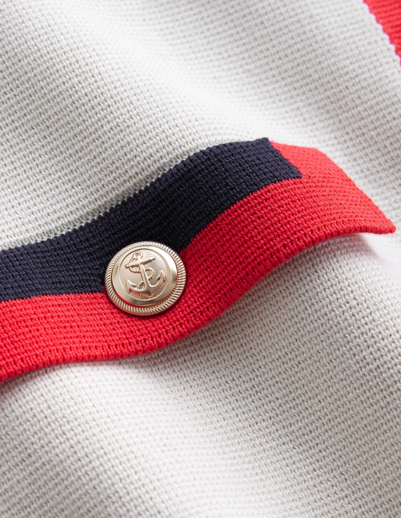 Warm Ivory/ Navy/ Red | Boden (US)