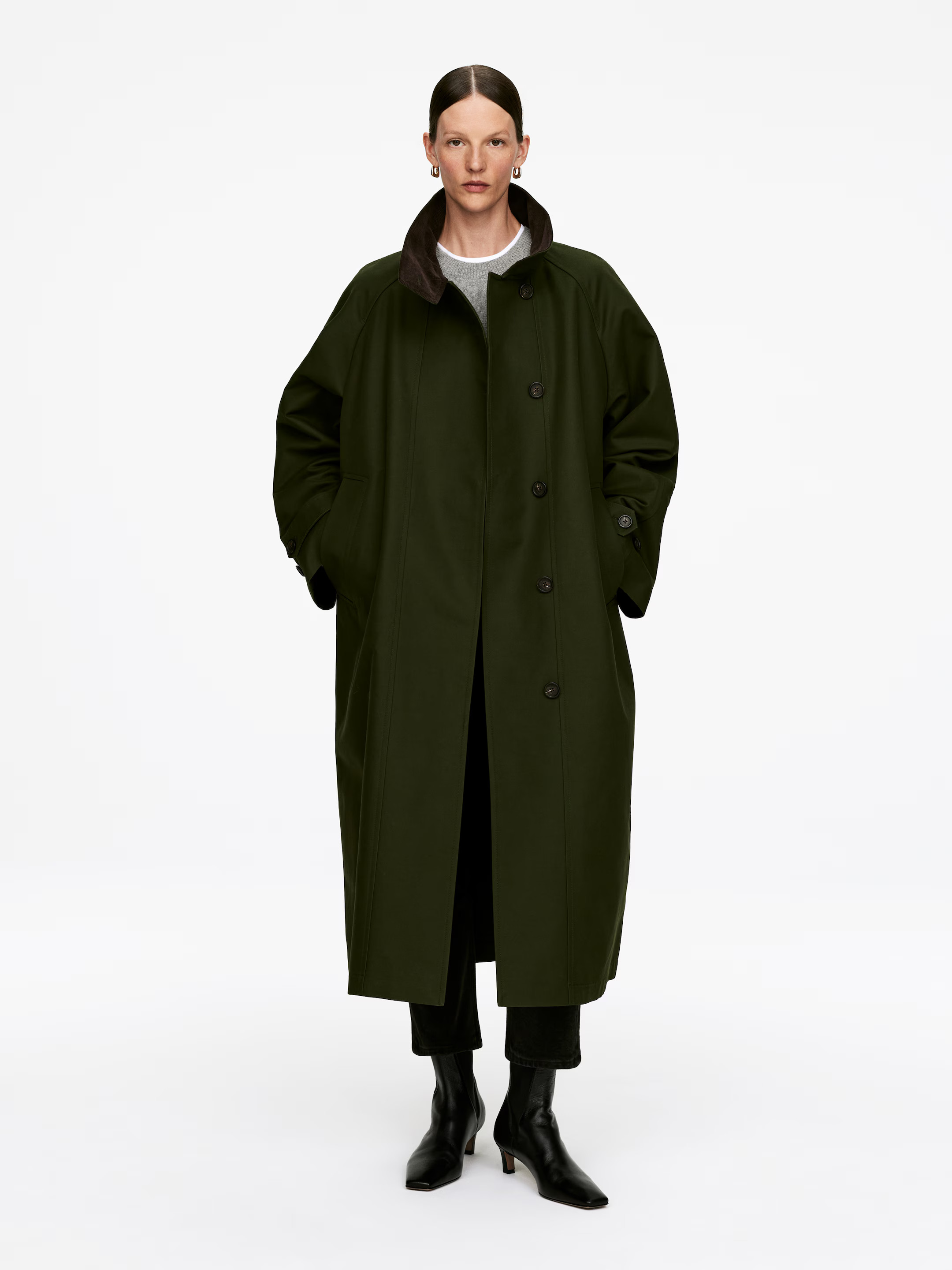 Square-Toe Ankle Boots - Black - Ladies | H&M GB | H&M (UK, MY, IN, SG, PH, TW, HK)