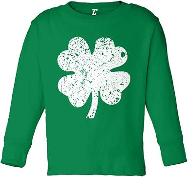 Distressed Four Leaf Clover - Luck Irish Infant/Toddler Cotton Jersey T-Shirt | Amazon (US)