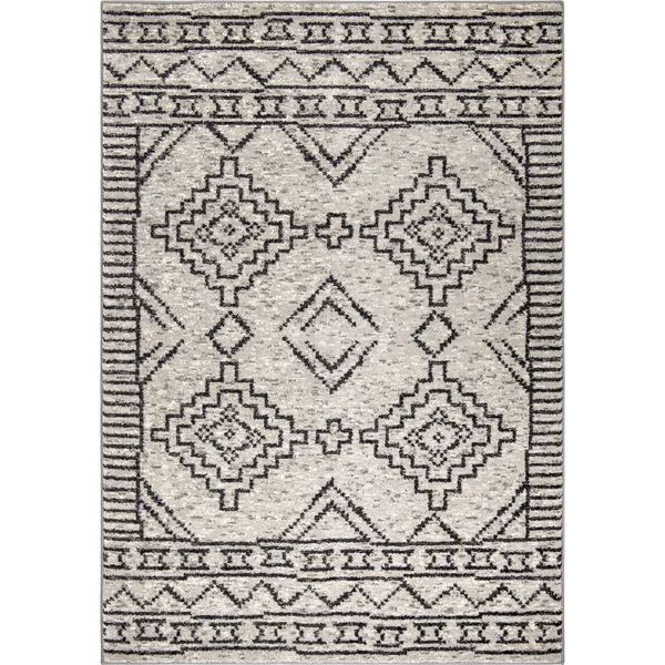 South By Silver Southwestern Area Rug in Silver | Wayfair North America