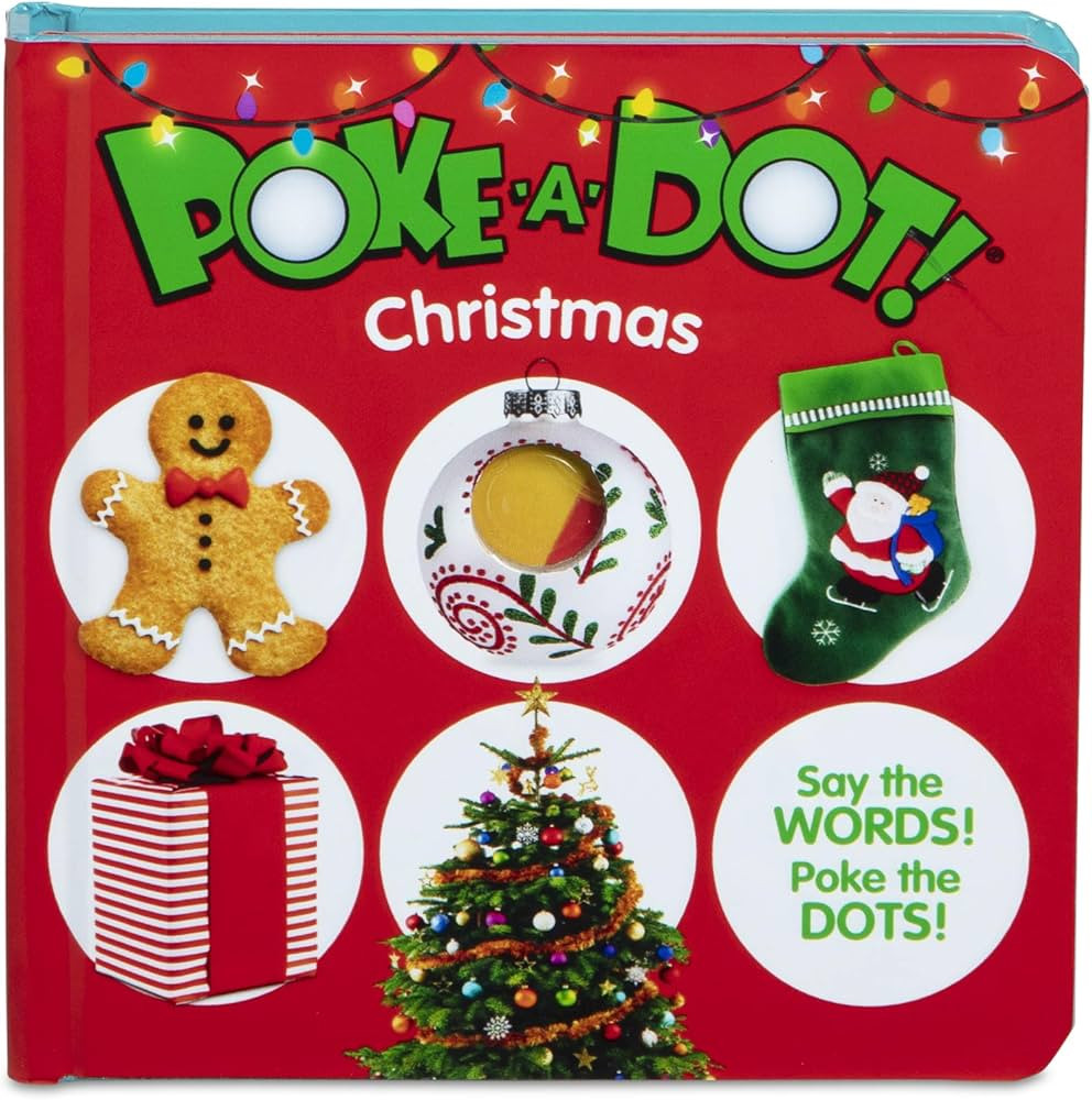 Melissa & Doug Children’s Book – Poke-a-Dot: Christmas (Board Book with Buttons to Pop) | Amazon (US)