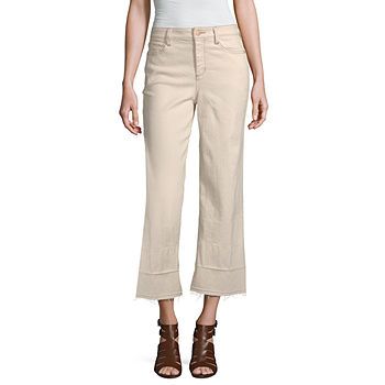 a.n.a Womens High Waisted Wide Leg Cropped Jean | JCPenney