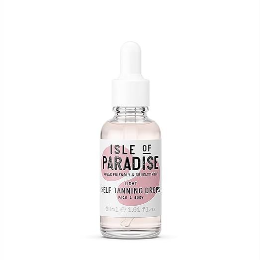 Isle of Paradise Self Tanning Drops - Color Correcting Self Tan Drops for Gradual Glow, Vegan and... | Amazon (US)