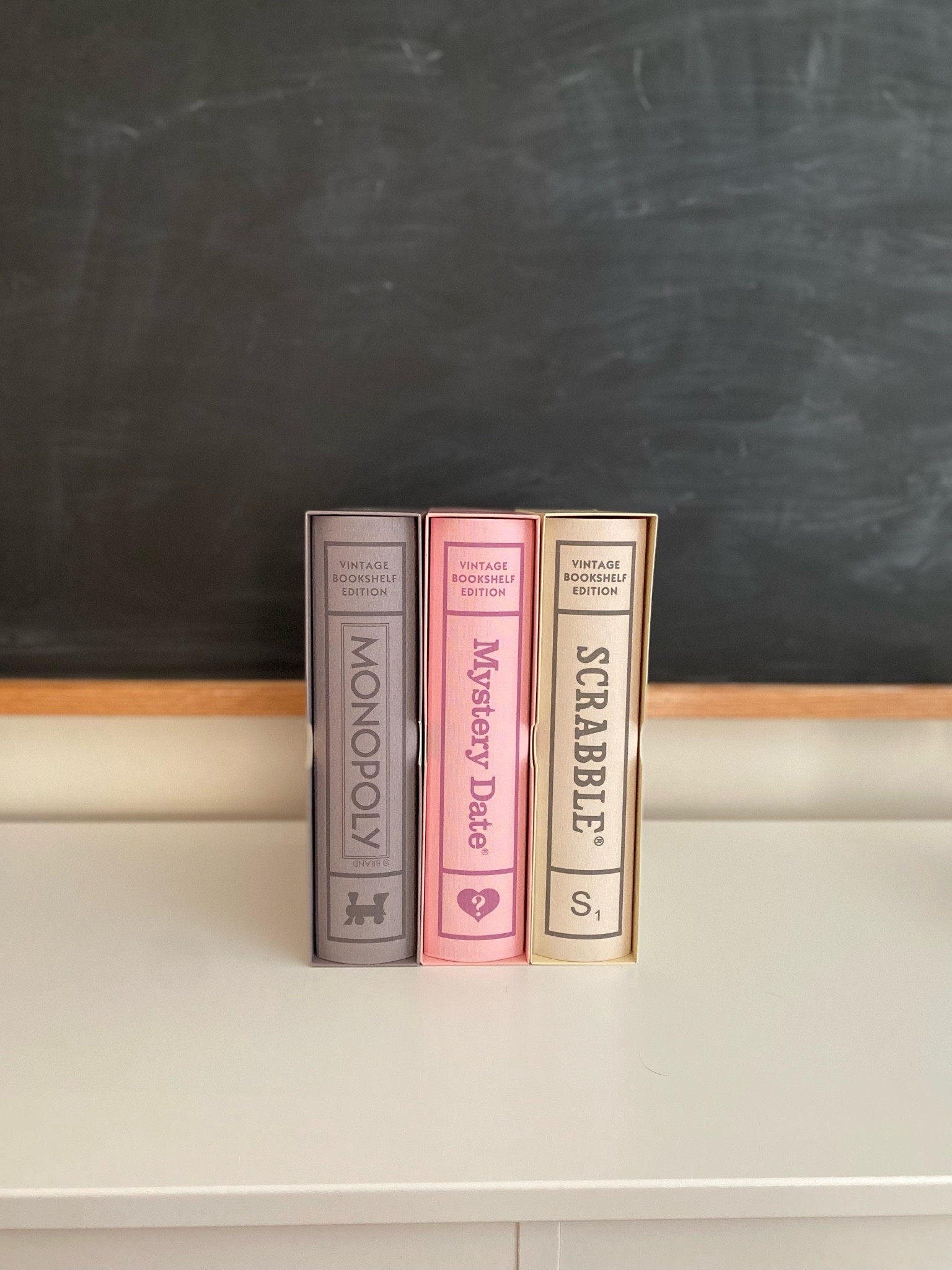 Vintage board games , shelf decor , unique gift ideas , book shelf decor 

#LTKGiftGuide #LTKhome