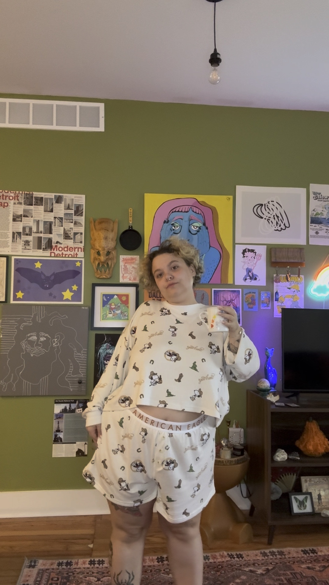 Snoopy PJs and socks  

#LTKMidsize #LTKPlusSize