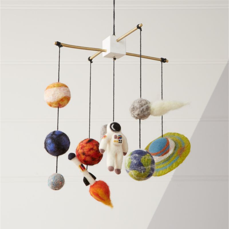 Solar System Planet Baby Mobile + Reviews | Crate & Kids | Crate & Barrel