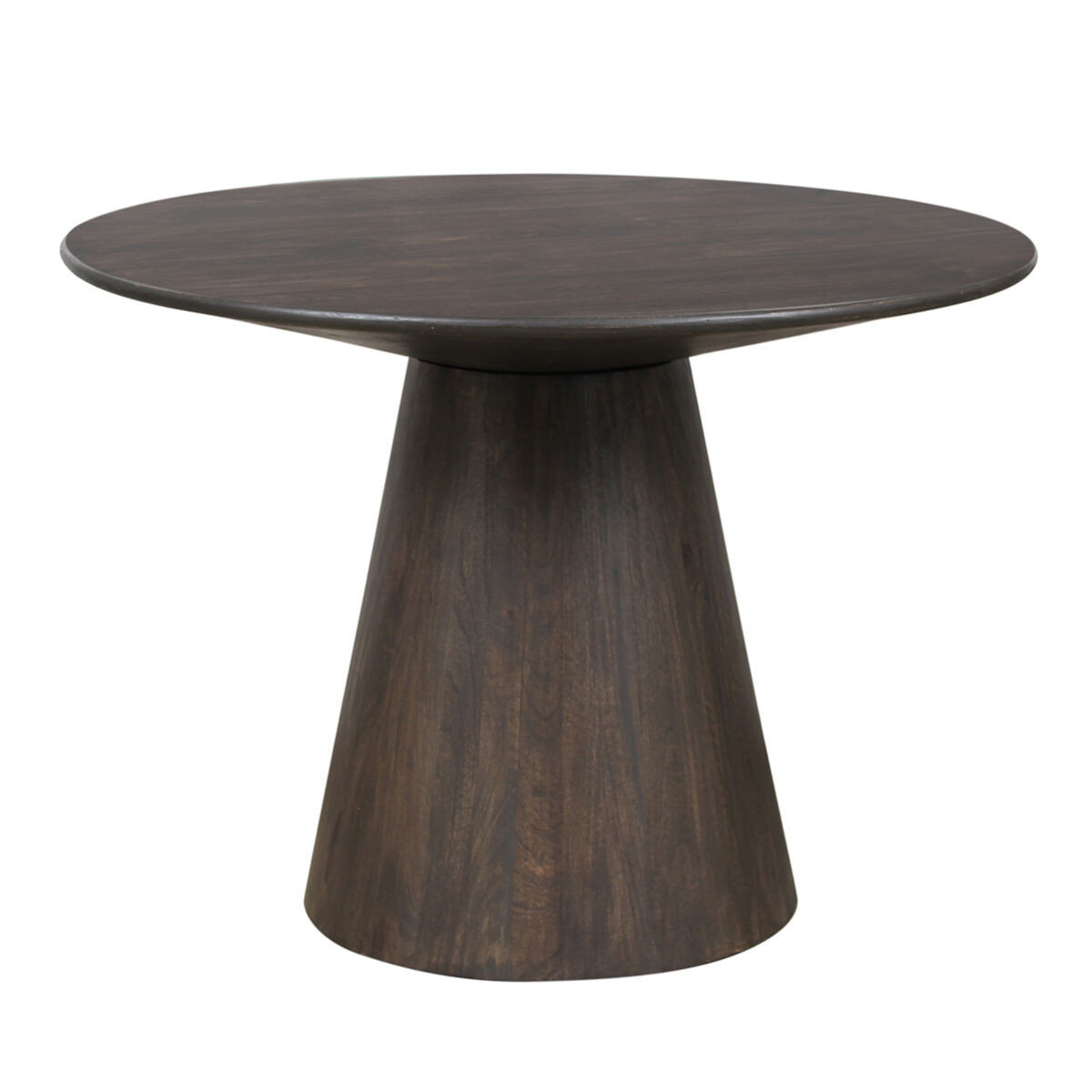 Banjar Round Charred Ember Wood Pedestal Dining Table by World Market | World Market