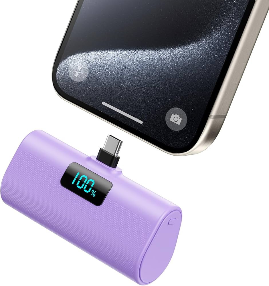 Mini Portable Charger Power Bank for iPhone 15 Series,[2023 Upgraded] 5200mAh PD USB C Battery Pa... | Amazon (US)