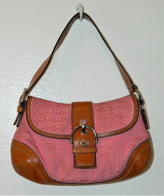 Vintage Coach Classic Pink Shoulder Bag | Etsy | Etsy (US)